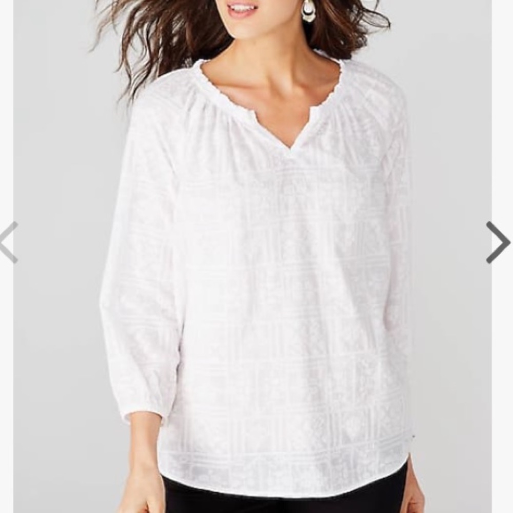 J Jill Cotton Top